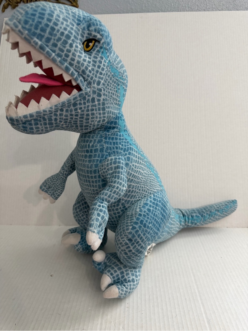 Jurassic World Blue Velociraptor Dinosaur Cuddle Pillow Plush